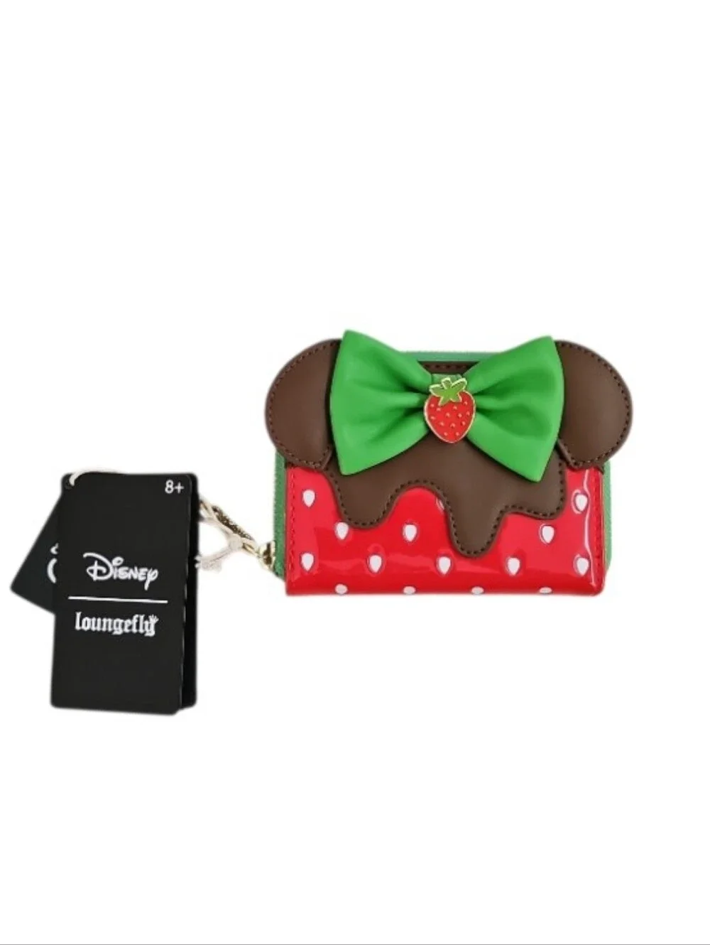 Loungefly Disney Minnie Strawberry Scented Zip Wallet NWT Sweet Treat Exclusive